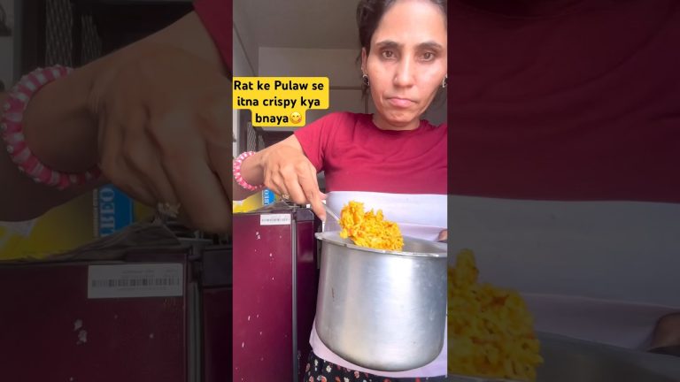 Rat ke Chawal se ye kya bna diya😲 / What do we get from pulao? / ghamu saran #shorts #recipe