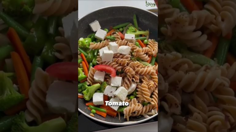 How To Cook Pasta With Vegetables  #cooking #food #recipe #recipes #easyrecipe #cheftips #shrimp