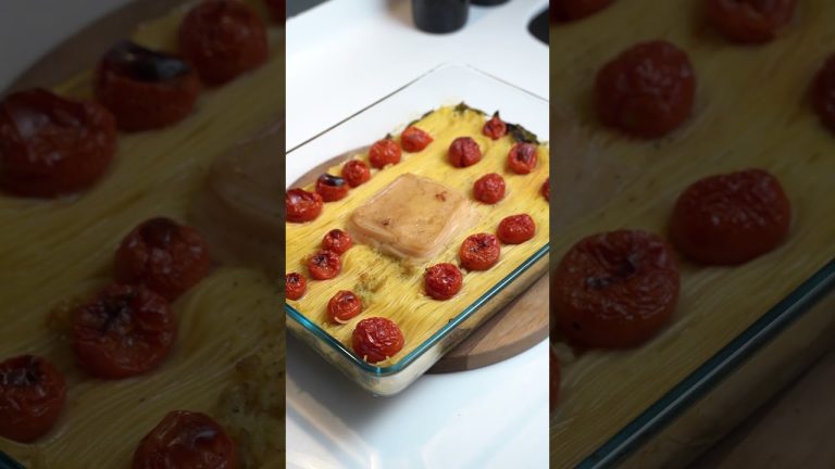 🌿🍅 Lezzetli ve Sağlıklı: Fırında Fesleğenli Vegan Makarna! 🍝