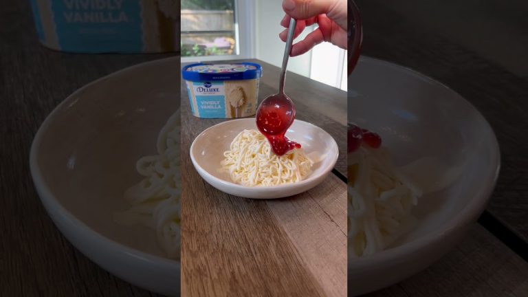 DIY Spaghetti Ice Cream?! 🤯