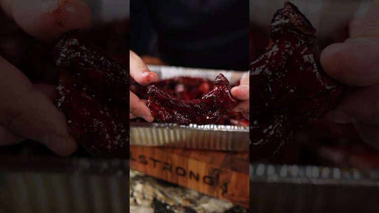 Coffee Infused Party Ribs! #shorts