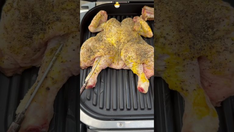 Poussin cooked on the Ninja Woodfire Grill