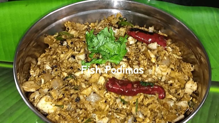 Fish Podimass | Scrambled Egg Fish Podimass | Seafood Recipes | @swee's home cooking