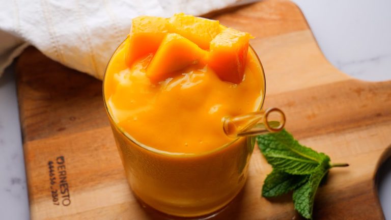 Only 2 Ingredients Mango Smoothie