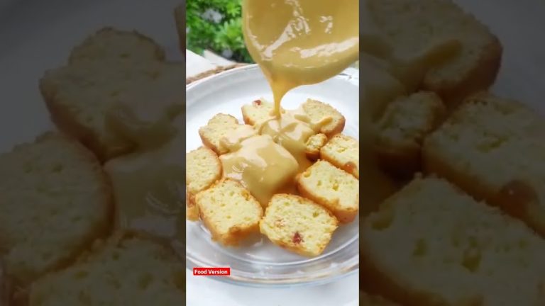 Custard Cake by Food Version #homemade #foodshorts #foodversion #shorts