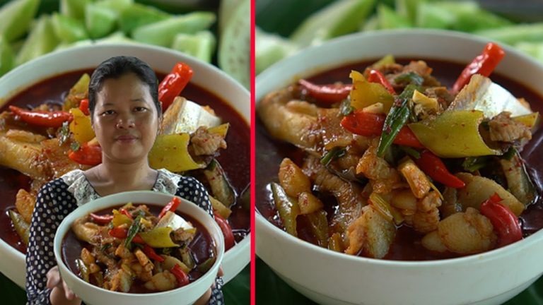 Yummy pork and fish recipe –  Davann cooking