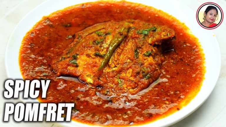 Pomfret Curry Recipe | জিভে জল আনা স্বাদে পমফ্রেট মাছের রেসিপি| Pomfret Fish Recipe in Bengali Style