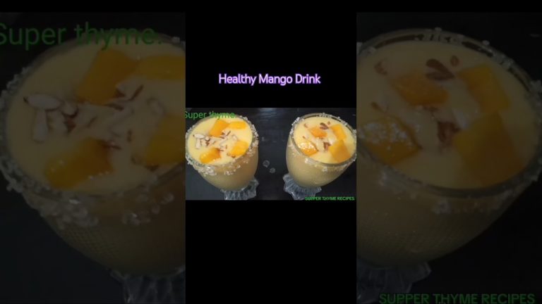 Manngo smoothie 🥭|Mango smoothie with out Banana#mango #Short#shorts#shortvideo #supperthyme