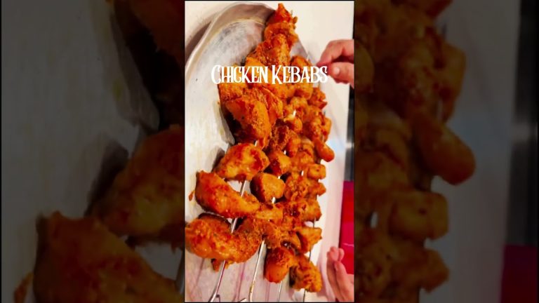How to make delicious CHICKEN KEBABS #chickenkebab #roastedchicken #kebabrecipe #easyrecipes