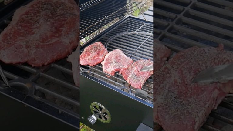 Стейки на гриле