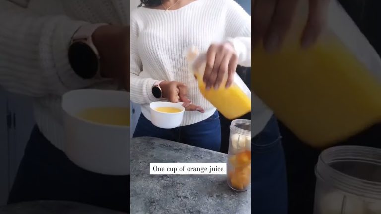 🥭🍊THE BEST Smoothie EVER #fitnessmotivation #smoothie #smoothies #smoothierecipes