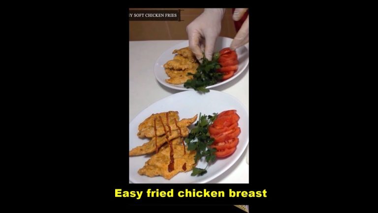 Soft Chicken Breast Fries Recipe #shorts