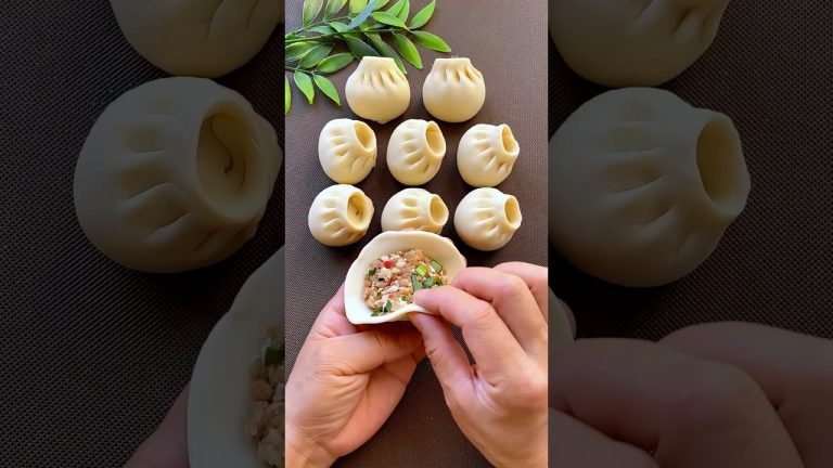Magical Oriental Dough#Dough Shape#Imaginary Dough#Simple Bun Making Techniques#उबले हुए भरवा बन#包包子