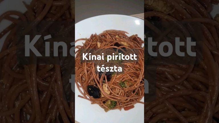 Kínai pirított tészta recept- Ettől lesz barna a tészta #receptek #tippek #kínai