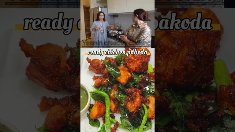 Farah Khan & Jannat zubair's making chicken pakoda Recipe|#chickenpakoda #viralvideo #shorts