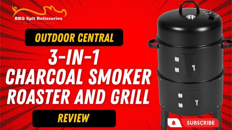 Outdoor Central 3-in-1 Charcoal Smoker, Roaster and Grill Review