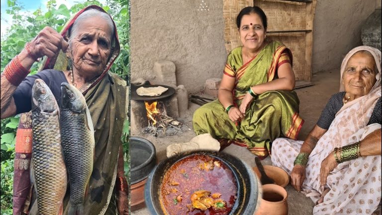 झणझणीत चविस्ट चुलीवरच गावरान माश्याच कालवण | Fish Curry Recipe in Marathi | Spicy Fish Curry