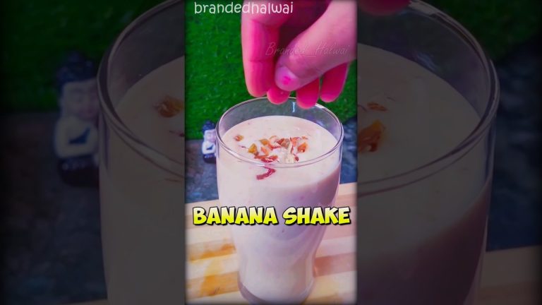 Khajoor Banana Shake 🍌 Energy Booster Drink 🍻 #shake #energydrink #viralshorts #shorts #instagram