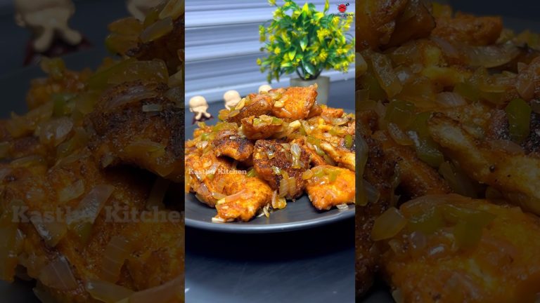 💥 Bread chilli 🤤| bread chilli recipe in tamil | bread chilli recipe @kasthukitchen2001 #shorts