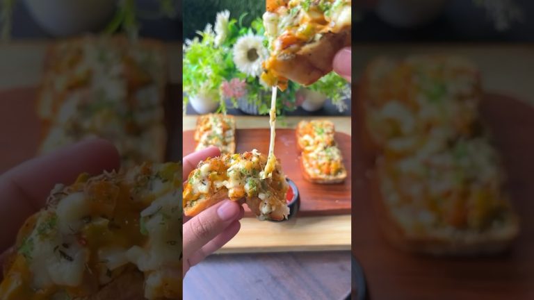 #shorts Tandoori Paneer Garlic Bread #easyrecipes #ashortaday