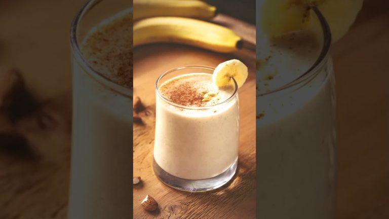 Banana Smoothie with Peanut Butter Recipe #peanutbuttersmoothie #banana #smoothie #original