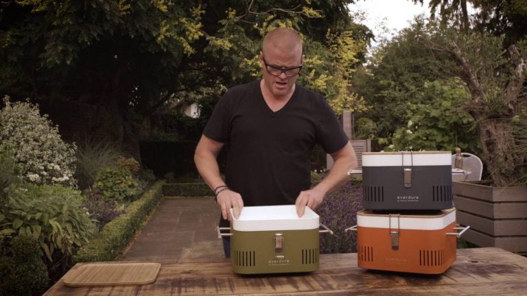 CUBE Portable Charcoal Barbeque – Everdure by Heston Blumenthal Available At The Good Guys