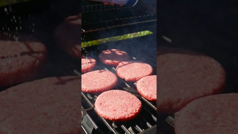 Бургер на гриле