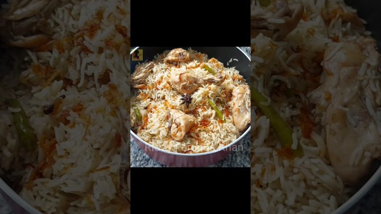 ছুটির দিনগুলোতে এইটা রান্নার আবদার একটু বেশিই পাচ্ছি⁉️#chickenyakhnipulao#chickenbriyani#shorts