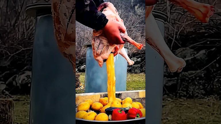 Unique Technique for Grilling Turkey Chicken 🦃🔥