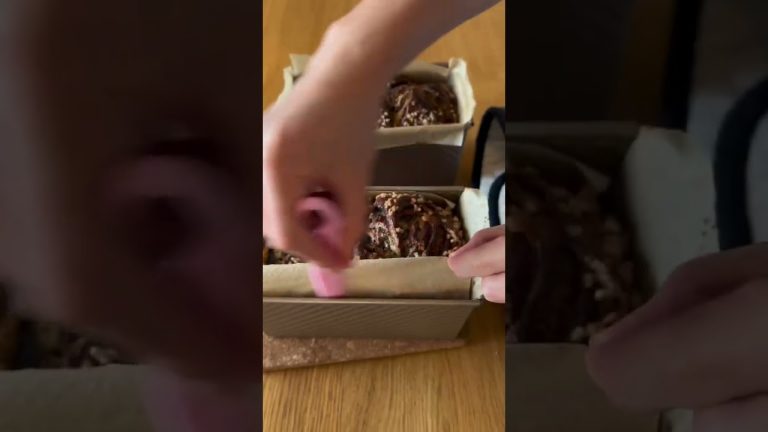 Poppy Seed Bread with Fruit, Nuts and Sugar Pearls #asmr #baking