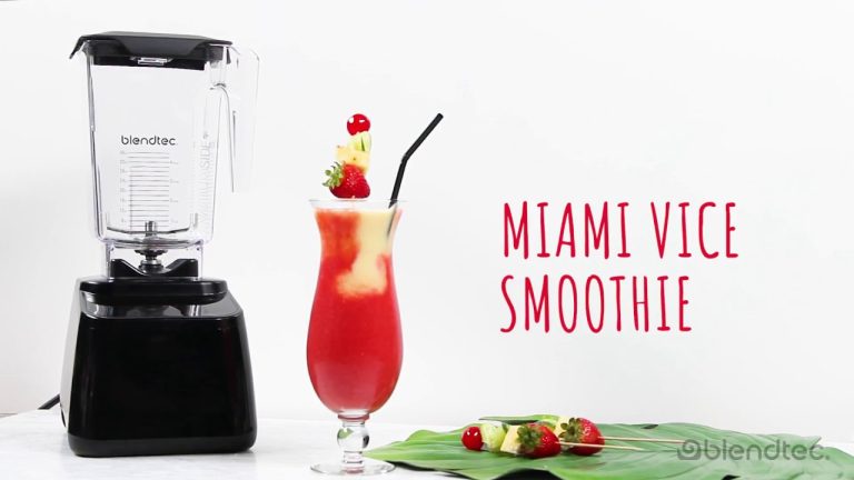 Blendtec Recipes: Miami Vice Smoothie