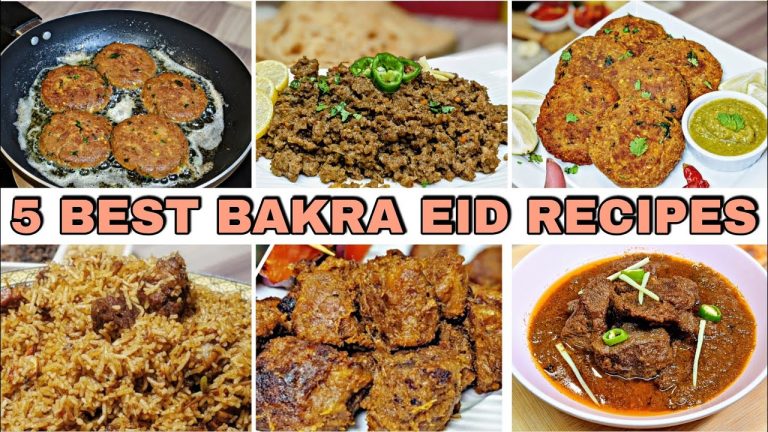 5 Best Bakra Eid Special Recipes | Beef Pulao, Shami Kabab, Tikka Boti, Bihari Qeema | Rahi Cooks