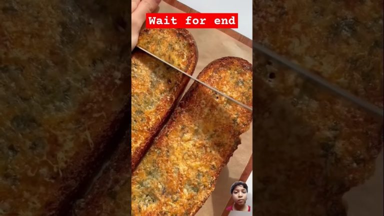 Roasted Gance Bread Recipe ll # shorts#food #cooking #viral#@nidhisahani6644 😋👌👍💯