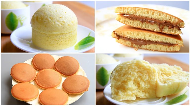 [No Oven No Mixer] Top 2 Best Dessert Recipes. Dorayaki and Steamed Cake
