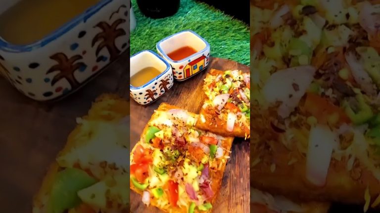 Instant Bread Pizza  |#recipe #shortsfeed #shorts #shortsviral #shortsyoutube