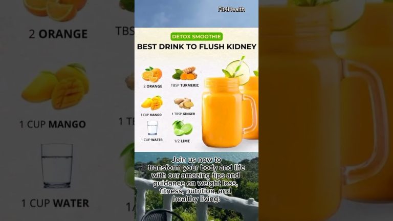 Best detox drink to flush your kidney | Kidney smoothie | smoothie recipes for kidney health #Shorts