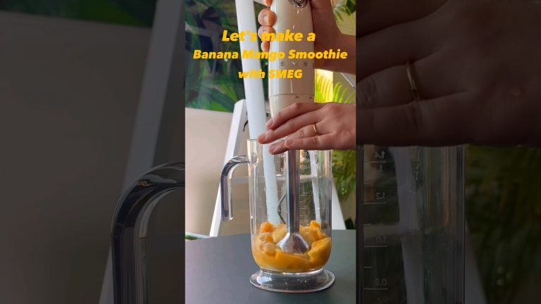 핸드블렌더로 만드는 여름 추천 음료 #망고바나나스무디