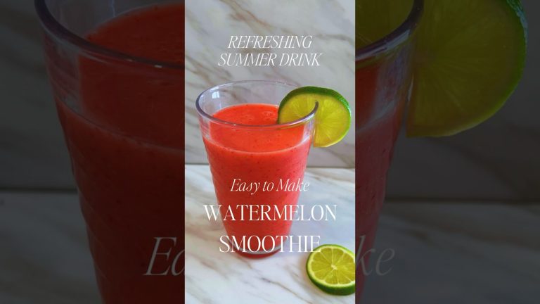 Refreshing Watermelon Smoothie Recipe