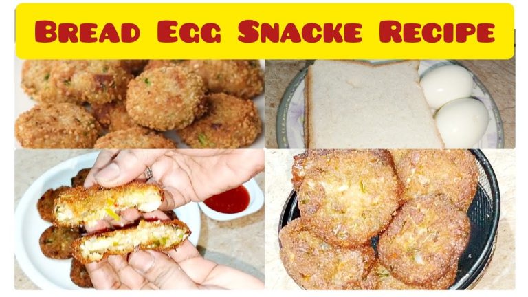 Egg Tikki Recipe 🥚|Bread Egg Snacks 🍞| Bread Tikki 💯| Bread Kabab Recipe By ShamaFoodFusions 