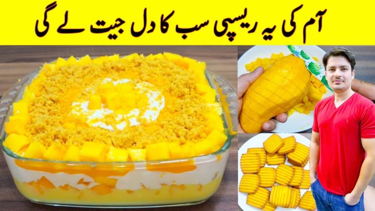 Mango Dessert Recipe By ijaz Ansari | Special Mango Delight Recipe | Quick And Easy |
