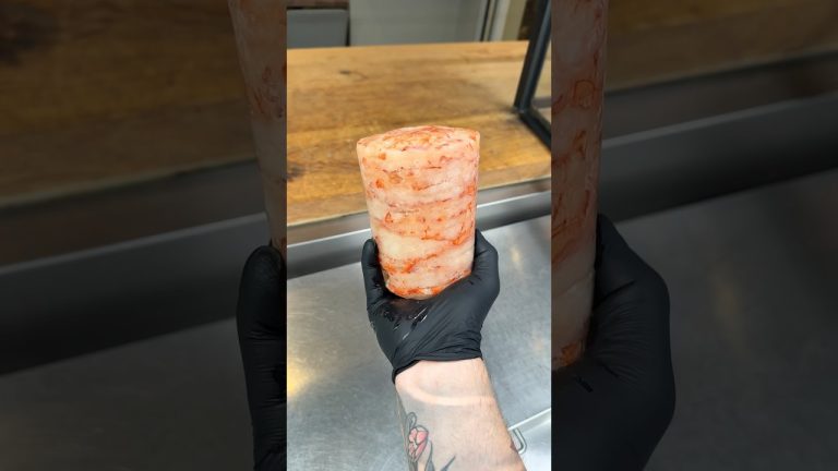 Red shrimp carpaccio recipe ⭐️