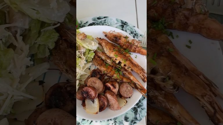 통새우꼬치구이❤️