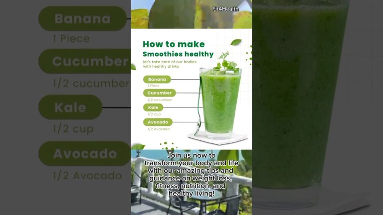How to make smoothie recipe healthy | How to make smoothie healthy drink #Shorts