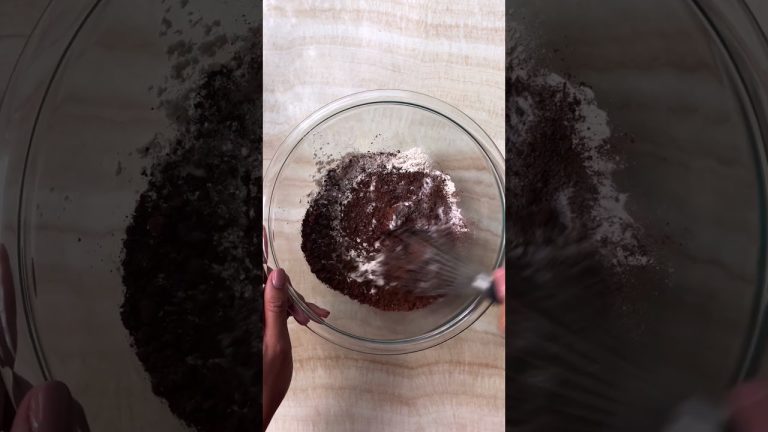 Homemade Chocolate Wafers #Shorts