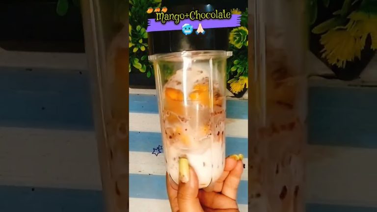 Mango+Chocolate Lassi🧋😋#shorts #mango #chocolate #lassi #viral #ytshorts #rannabatiexpress #recipe