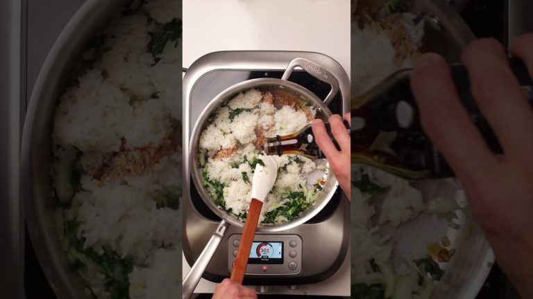 BBQ PORK & BOK CHOY RICE! [👇🏼RECIPE]