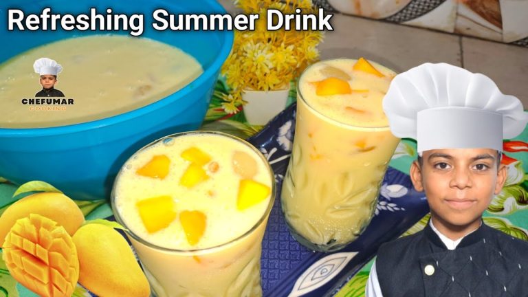 Mango Milkshake Recipe at Home – Refreshing Summer Drink Recipe @IjazAnsariFoodSecrets