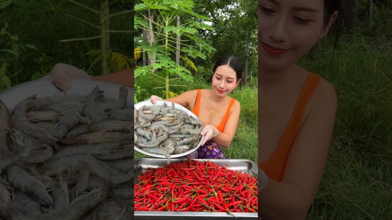 Shrimp salad cook recipe and eat #cooking #shortvideo #food #recipe #shorts