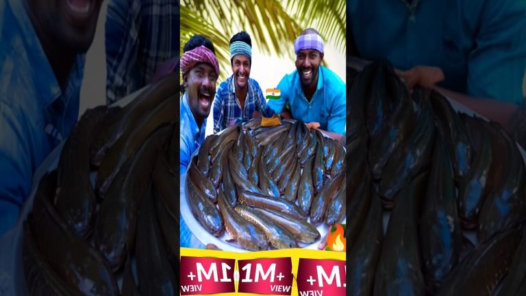 🇮🇳1-MINUTES OF A FISH 🐠 ROASTING 50Kg) 😱😋#shortsfeed #cooking #shorts#fish