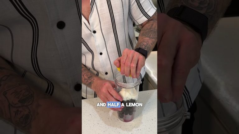 Blueberry Sorbet 🫐🍧 #recipe #lowcalorie #healthyfood #easyrecipe